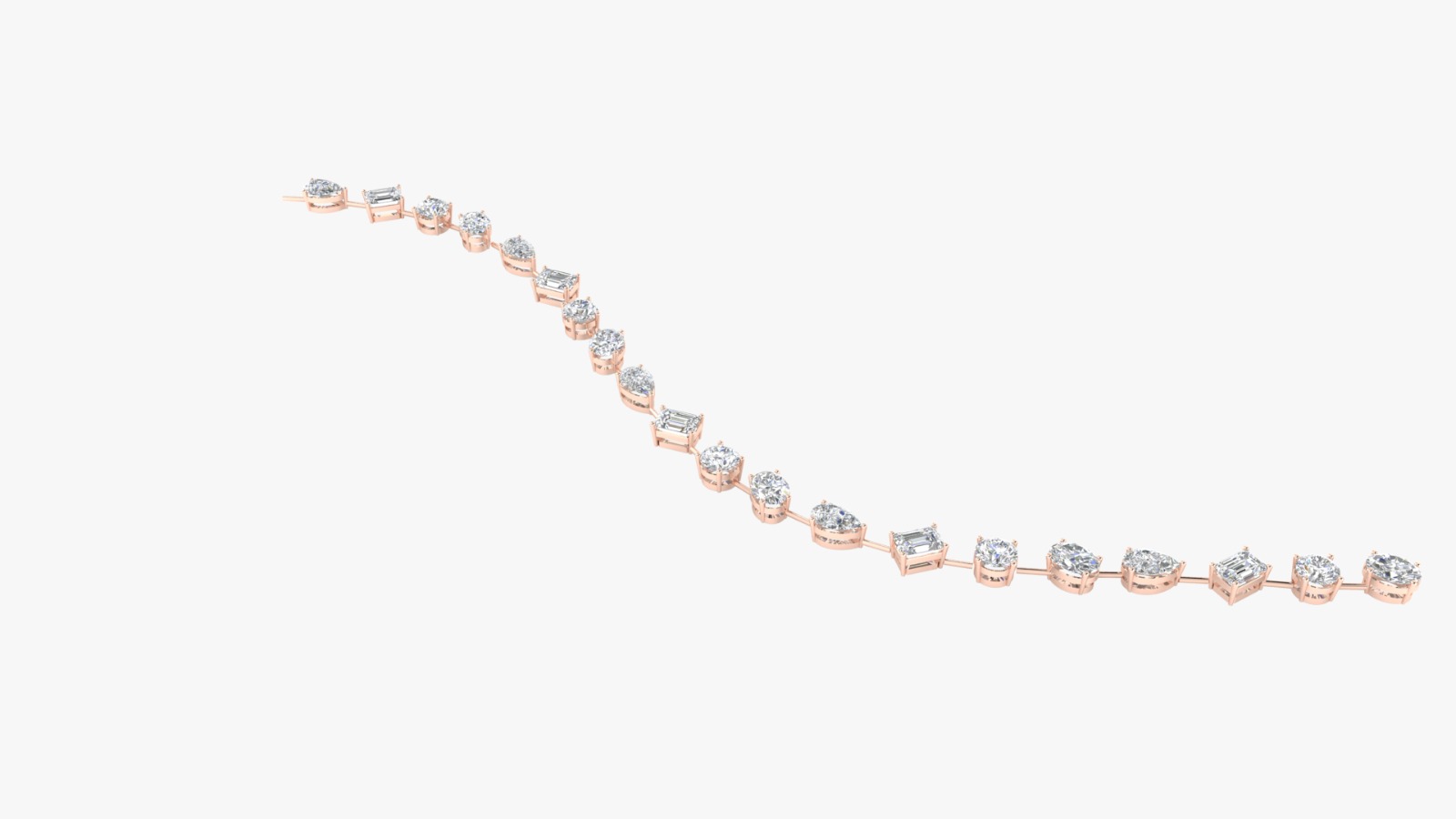 Diamond Line Bracelet - Aranya Diamonds